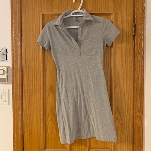 American Apparel grey polo dress